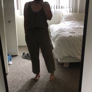 J Crew Jumpsuit linen/cotton